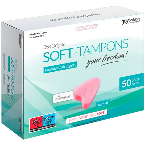 Malé menstruační tampóny Soft Tampons, 50 ks