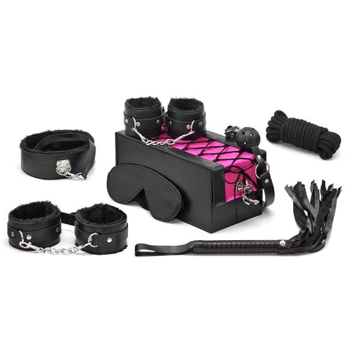 Stylová BDSM sada v elegantním kufříku (7 hraček)