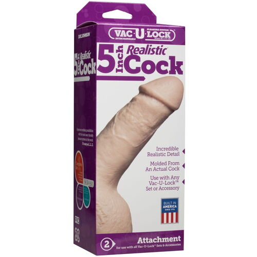 Realistický penis Vac-U-Lock 5