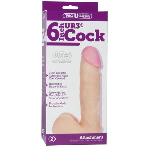 Realistický penis Vac-U-Lock 6