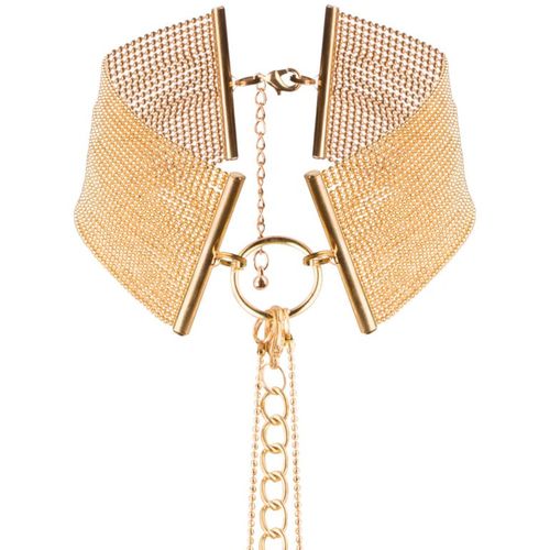 Zlatý náhrdelník (obojek) s řetízky Magnifique Gold