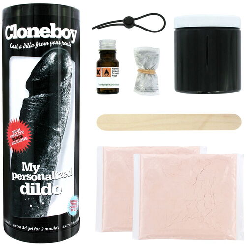 Cloneboy Black Dildo - balení pro odlitek penisu