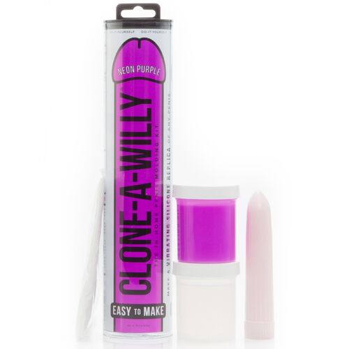 Sada na vyrobení vibrátoru z vlastního penisu Clone-A-Willy Neon Purple (vibrátor)