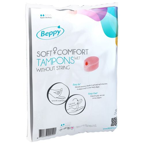 Menstruační tampony Beppy WET - vlhčené (10 ks)