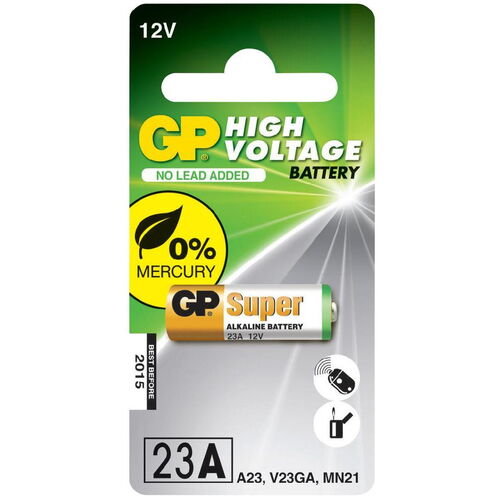 Alkalická baterie 23A GP High Voltage (větší kapacita)