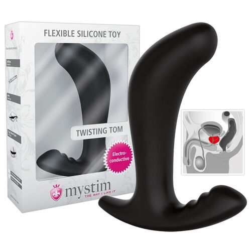 Stimulátor prostaty pro elektrosex MYSTIM Twisting Tom