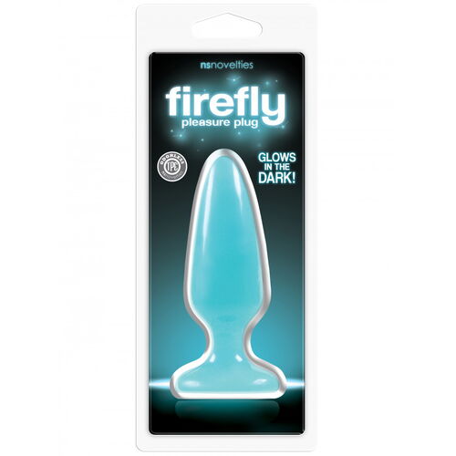 Žlutý anální kolík Firefly MEDIUM (svítící ve tmě)