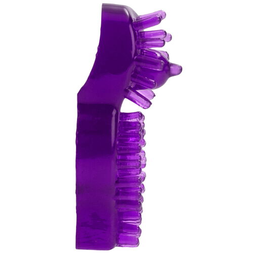 Fialový erekční kroužek s výstupky na klitoris Enhancer Ring Purple