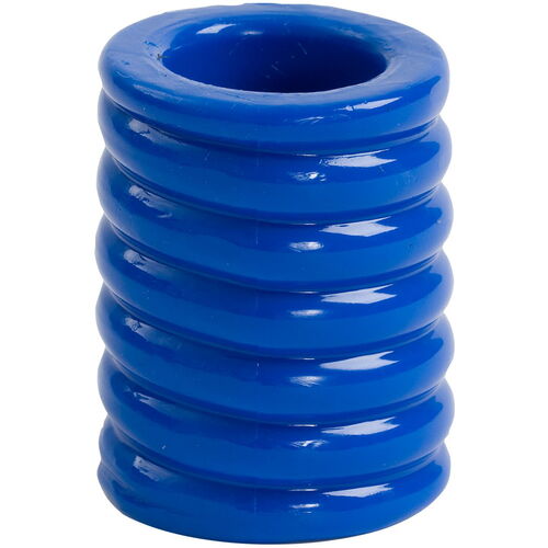 Erekční elastický kroužek TitanMen Cock Cage Blue