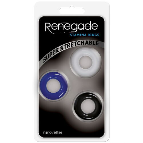 Erekční kroužky Renegade (3 ks)