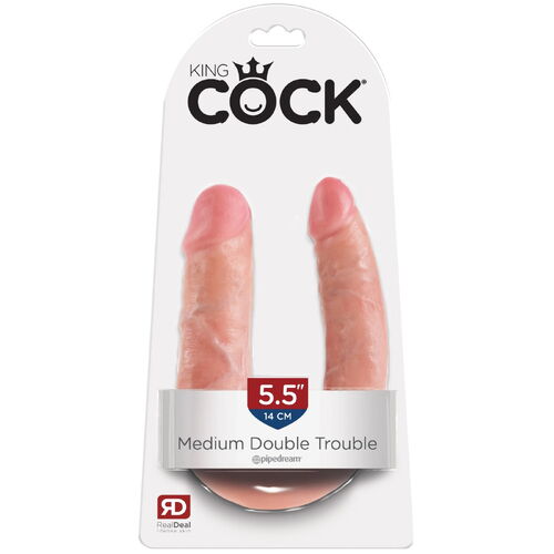 Dvojité dildo King Cock Medium Double Trouble