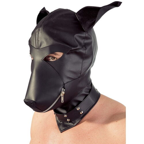 Fetish maska psa (černá)
