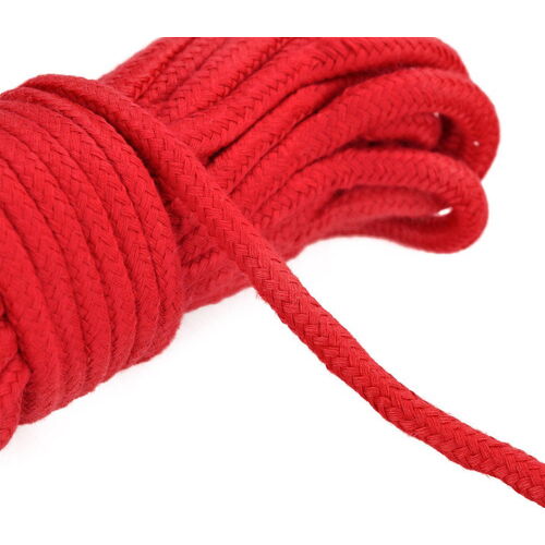 Červené lano na bondage (20 m)