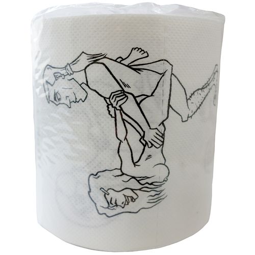 Toaletní papír s obrázky sexuálních poloh KAMASUTRA