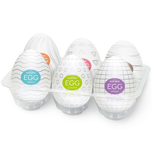 Výhodné balení pánských masturbátorů TENGA Egg  (6 ks)
