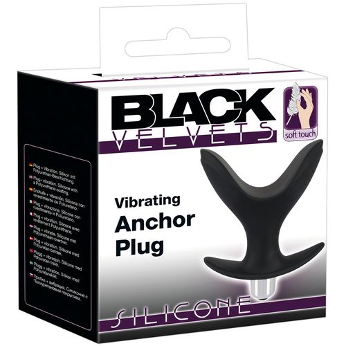 Vibrační roztahovací anální kolík Black Velvets