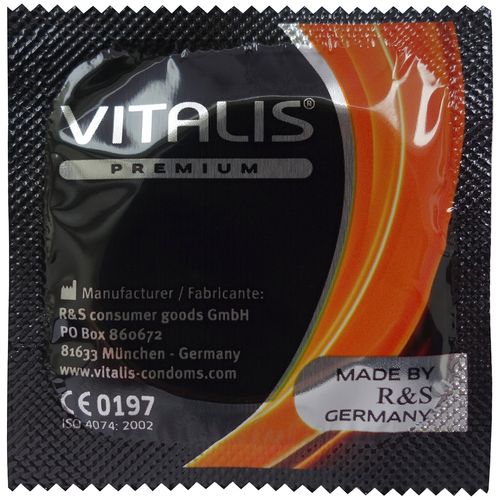 Kondom s aroma pomeranče Vitalis Orange (1 ks)