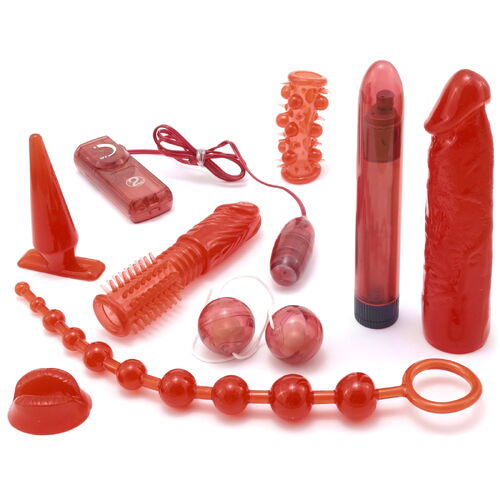 Sada erotických hraček Red Roses (9ks)