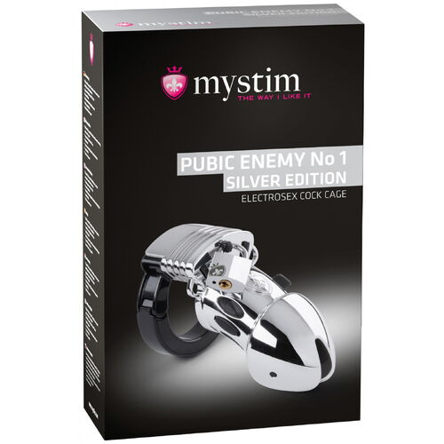 Klícka na penis pro elektrosex Pubic Enemy No 1 Silver Edition - MYSTIM