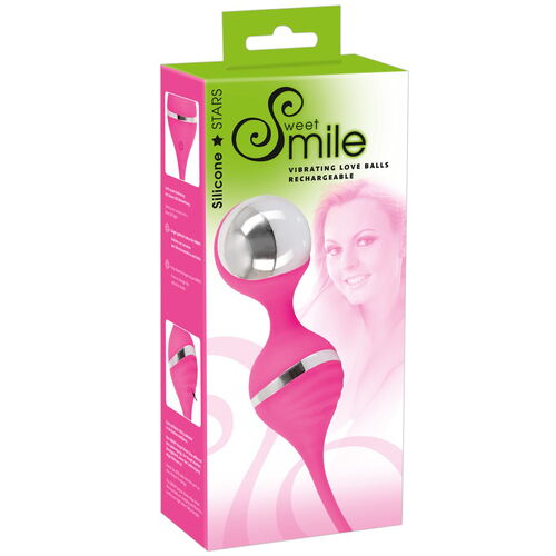 Silikonové vibrační venušiny kuličky Smile