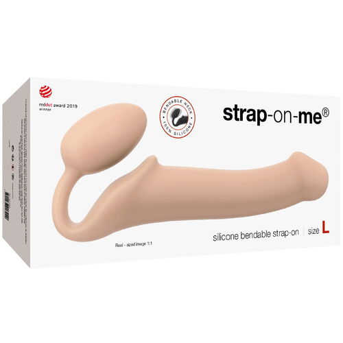 Tvarovatelný samodržící připínací penis Strap-On-Me  (velikost L)