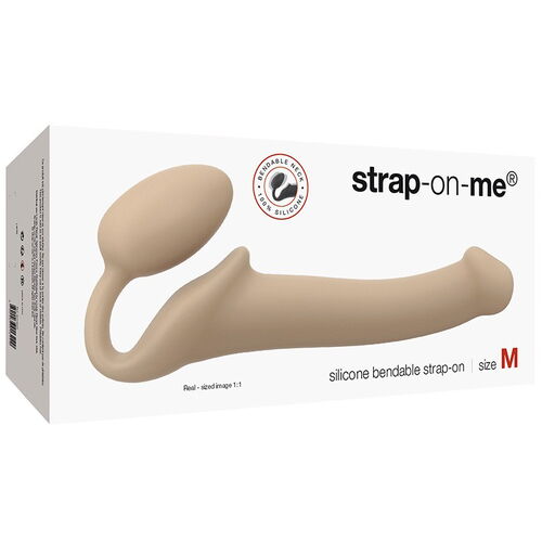 Tvarovatelný samodržící připínací penis Strap-On-Me (velikost M)