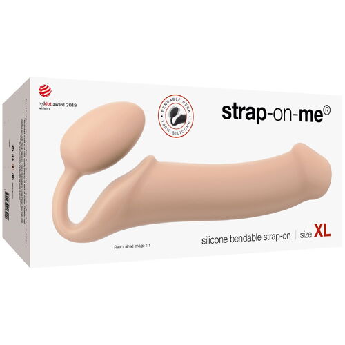 Tvarovatelný samodržící připínací penis Strap-On-Me (velikost XL)