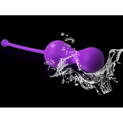 Fialová vibrační vaginální činka Smart Kegel Balls