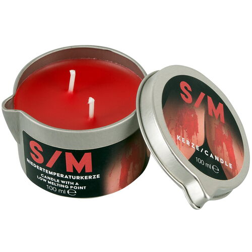 S/M svíčka v plechové dóze (100 ml)