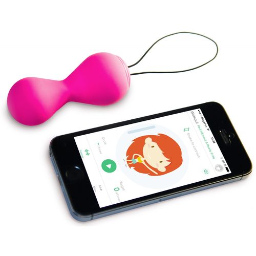 Vibrační vaginální činka ovládaná mobilem Gballs 2