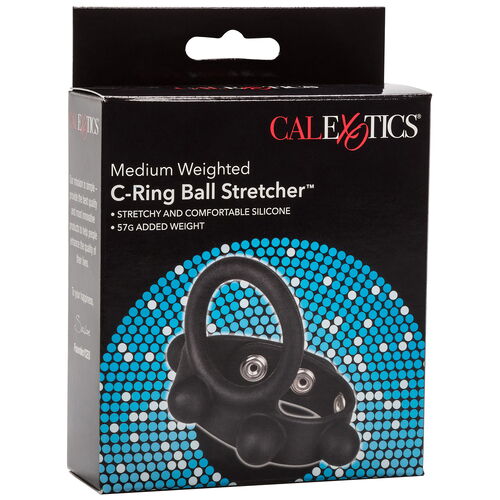 Natahovač varlat s erekčním kroužkem C-Ring Ball Stretcher M