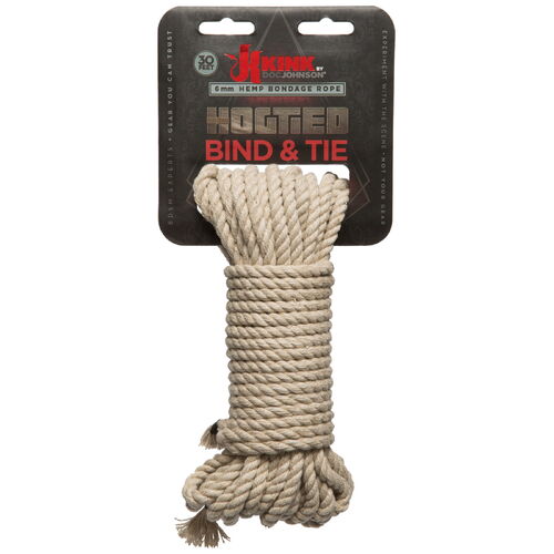 Konopné lano na bondage Hogtied Bind & Tie (9 m)