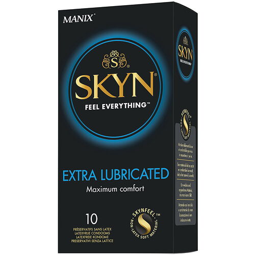 Ultratenké kondomy bez latexu SKYN Extra Lubricated (10 ks)