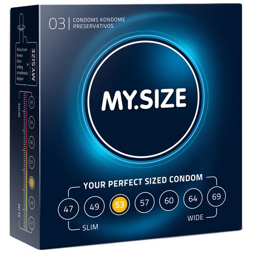 Kondomy na míru MY.SIZE 53 mm (3 ks)