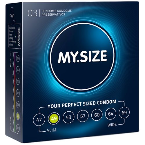 Kondomy na míru MY.SIZE 49 mm (3 ks)