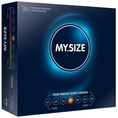 Kondomy na míru MY.SIZE 57 mm (36 ks)