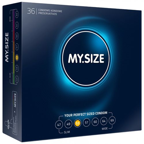 Kondomy na míru MY.SIZE 53 mm (36 ks)