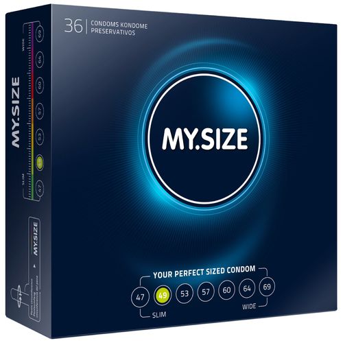 Kondomy na míru MY.SIZE 49 mm (36 ks)
