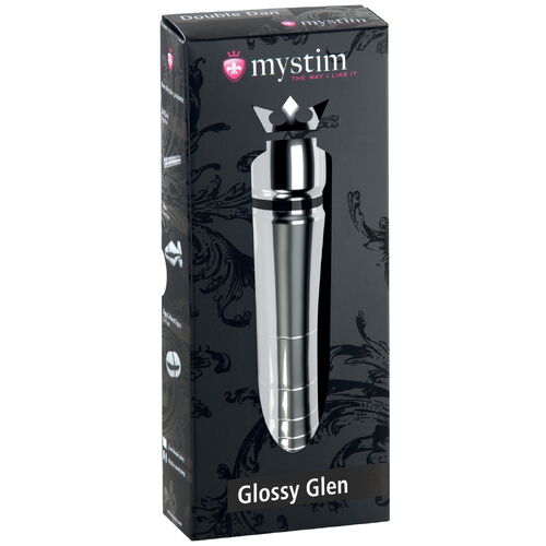Kovové dildo pro elektrosex MYSTIM Glossy Glen