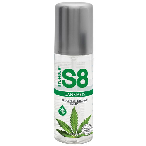 Hybridní lubrikační gel s výtažkem z konopí S8 Cannabis (125 ml)