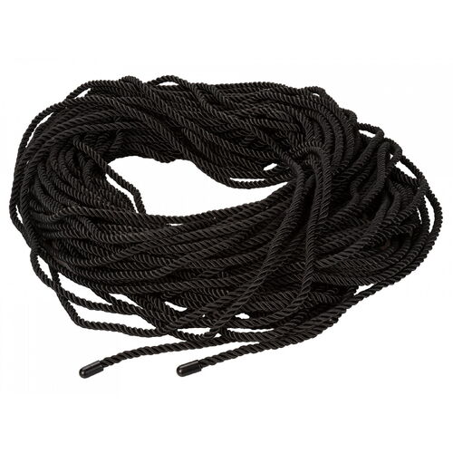 SCANDAL Černé lano na bondage (50 m)