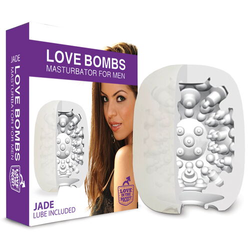Masturbační vajíčko pro muže Love Bombs Jade - Love in the Pocket