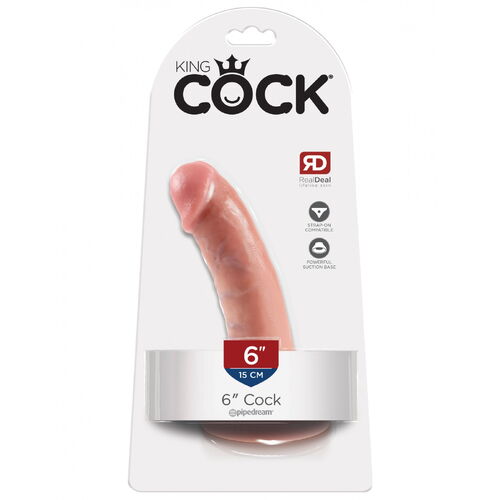 Realistické dildo s přísavkou King Cock 6