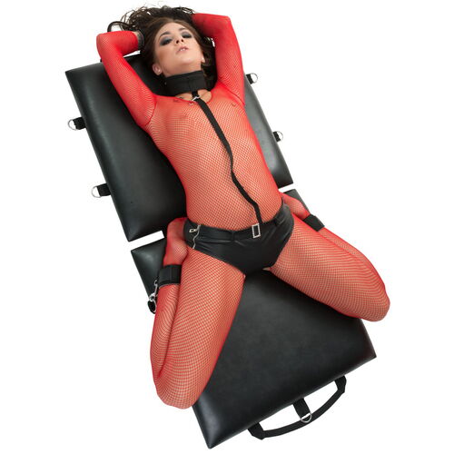 Polstrovaná BDSM podložka s pouty Bondage Board