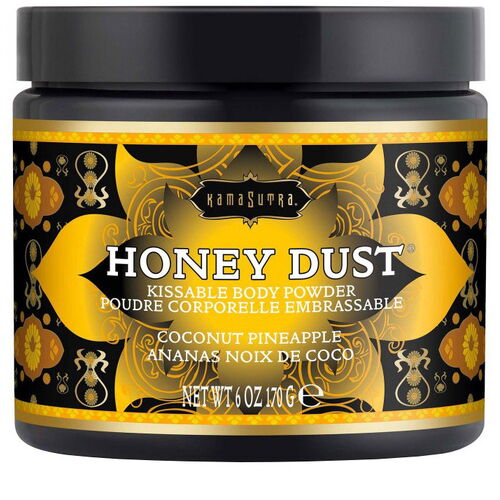 Slíbatelný tělový pudr KamaSutra Honey Dust Coconut Pineapple (170 g)