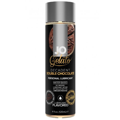 Lubrikační gel na vodní bázi System JO Gelato Decadent Double Chocolate (120 ml)