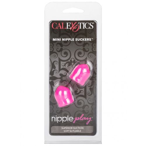 Mini růžové přísavky na bradavky Nipple play (2 ks)