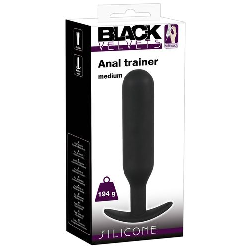 Střední anální kolík Anal Trainer medium Black Velvets