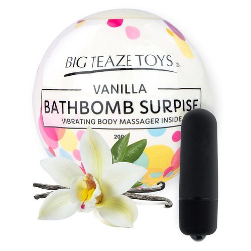 Bomba do koupele s vibrační patronou Surprise - vanilka