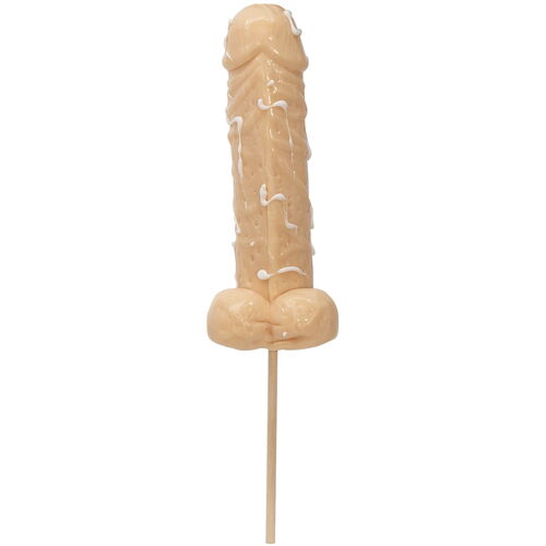 Lízátko ve tvaru penisu s příchutí mléčná čokoláda Cum Pops